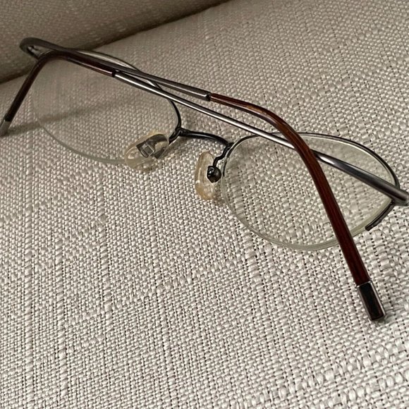 RL Ralph Lauren Women Eyeglasses Black Tone Half Rim Glasses Made in Italy - Picture 7 of 11